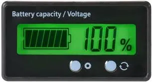 LCD Batarya Kapasite/Voltaj Göstergesi 12–84 V (Li-ion/LiFePO4/Asit) – GY-6GS