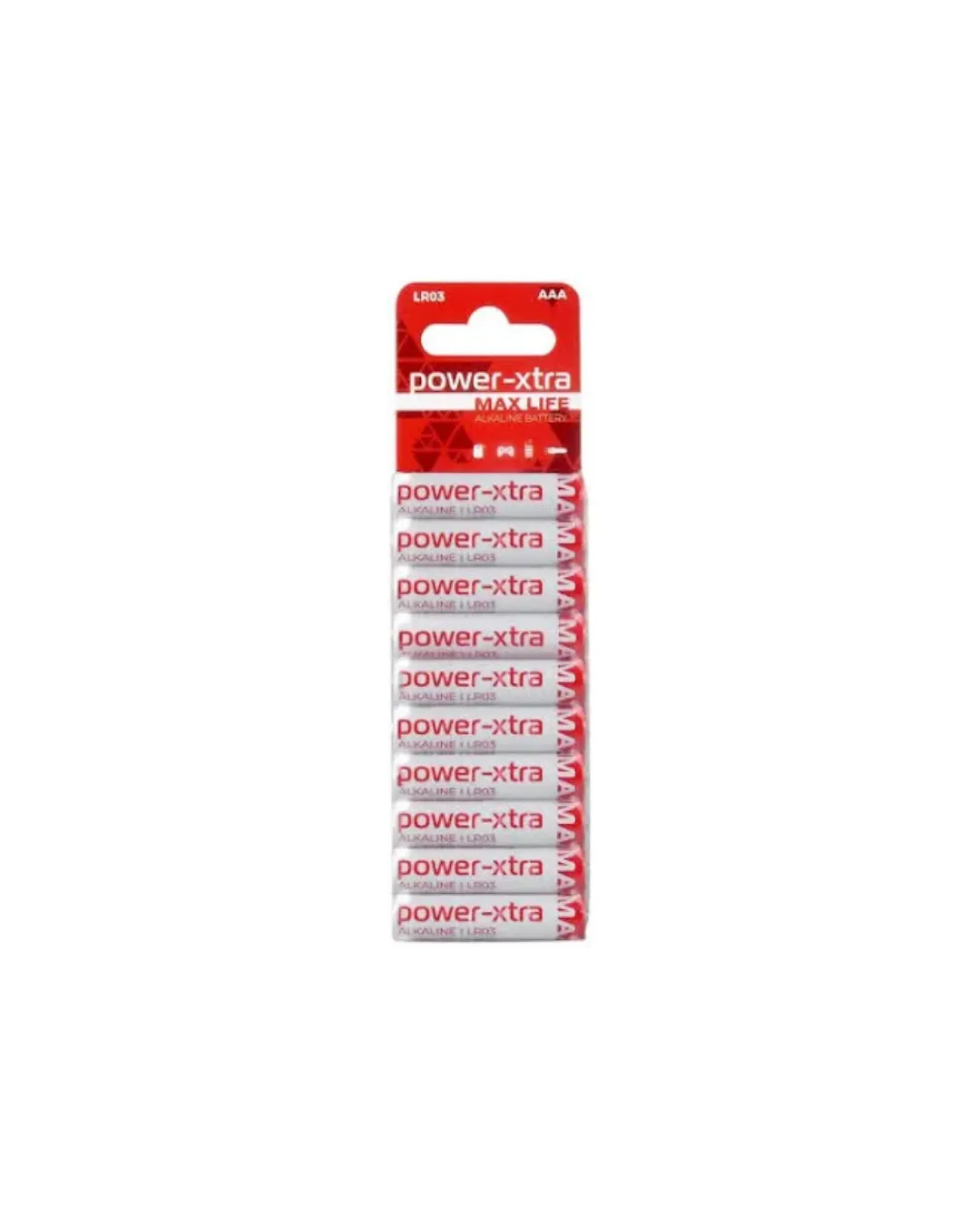 Power-Xtra MaxLife AAA LR03 Alkalin Pil - 10'lu Blister