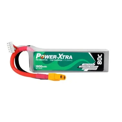 Power-Xtra PX1800XT4S 14.8V 1800 mAh Li-Po Battery (80C)