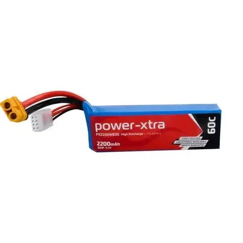 Power-Xtra PX2200WB3S 11.1V 2200 mAh Li-Polymer Pil (60C)