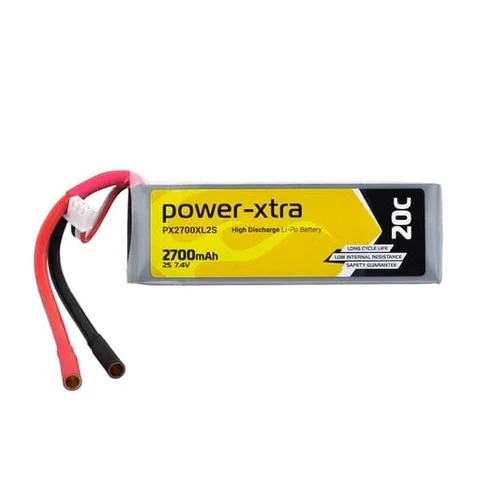 Power-Xtra PX2700XL2S 7.4V 2700 mAh Li-Polymer Pil (20C)