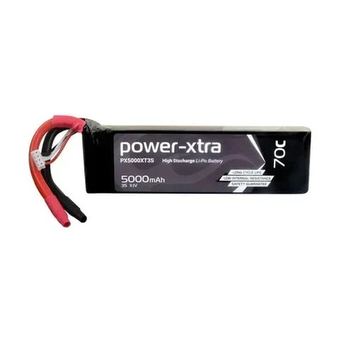 Power-Xtra PX5000XT3S 11.1V 5000 mAh Li-Polymer Pil (70C)