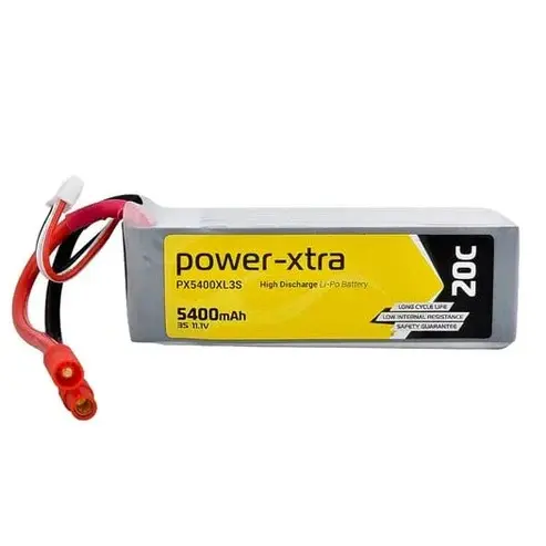 Power-Xtra PX5400XL3S 11.1V 5400 mAh Li-Polymer Pil (20C)