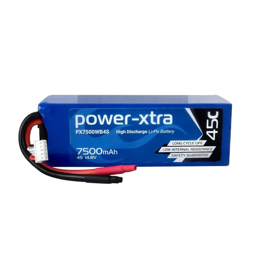 Power-Xtra PX7500WB4S 14.8V 7500 mAh Li-Polymer Pil (45C)