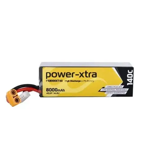 Power-Xtra PX8000XT4S 14.8V 8000 mAh Li-Polymer Pil (140C)